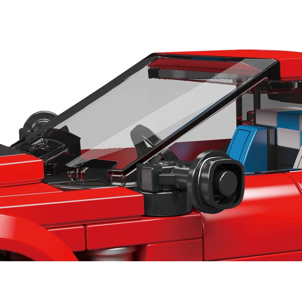 Konstruktorius Sportinis automobilis Raudonas 481el.-Žaislai, Konstruktoriai, Lego, statybiniai blokai-e-vaikas