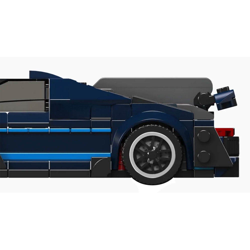 Konstruktorius Sportinis automobilis Juodas 405 el.-Žaislai, Konstruktoriai, Lego, statybiniai blokai-e-vaikas