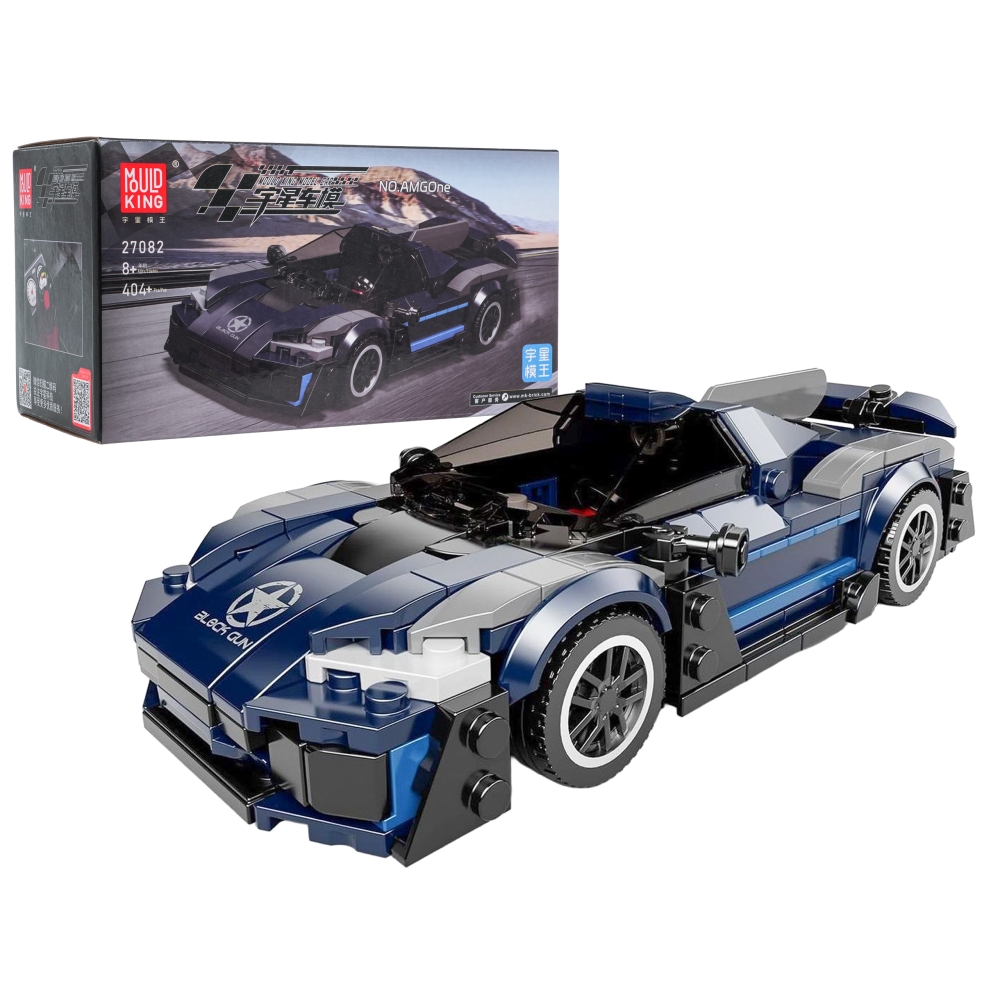 Konstruktorius Sportinis automobilis Juodas 405 el.-Žaislai, Konstruktoriai, Lego, statybiniai blokai-e-vaikas