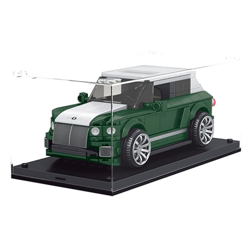 Konstruktorius Žalias automobilis 443 el.-Žaislai, Konstruktoriai, Lego, statybiniai blokai-e-vaikas