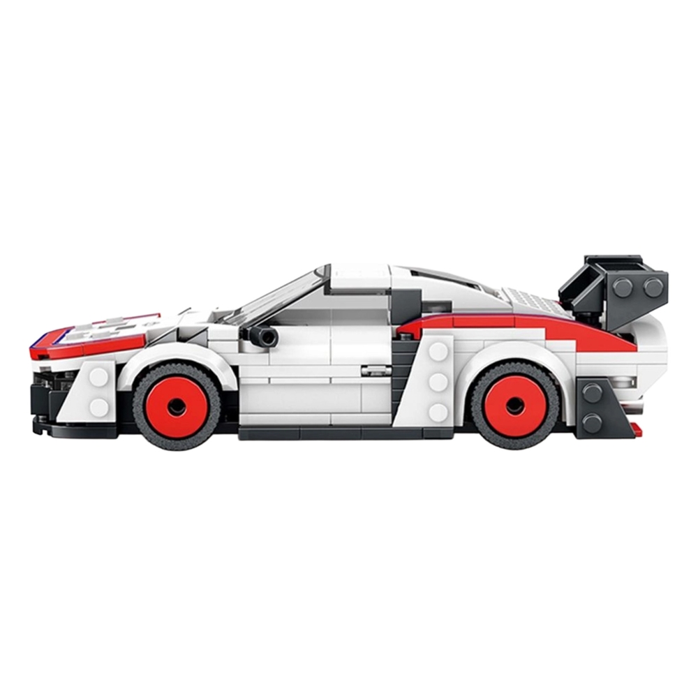 Konstruktorius Sportinis automobilis Baltas 346el.-Žaislai, Konstruktoriai, Lego, statybiniai blokai-e-vaikas