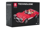 Zestaw Klocków Auto Kabriolet Czerwony 311el.