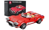 Zestaw Klocków Auto Kabriolet Czerwony 311el.