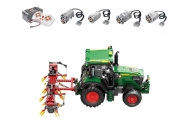 Zestaw Klocków Traktor Zielony + Akcesoria 1828el.