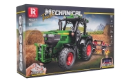 Zestaw Klocków Traktor Zielony + Akcesoria 1828el.