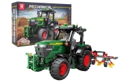 Zestaw Klocków Traktor Zielony + Akcesoria 1828el.
