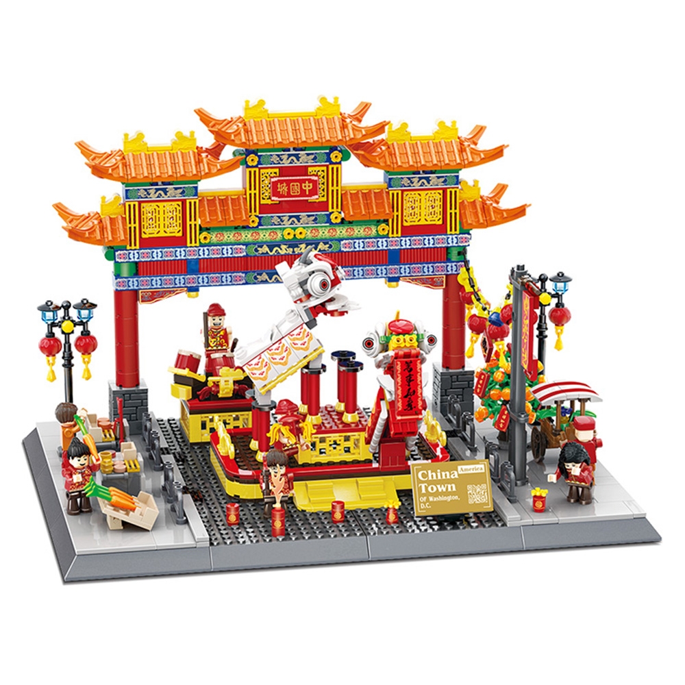 Konstruktorius Kinijos miestas 1245 el.-Žaislai, Konstruktoriai, Lego, statybiniai blokai-e-vaikas
