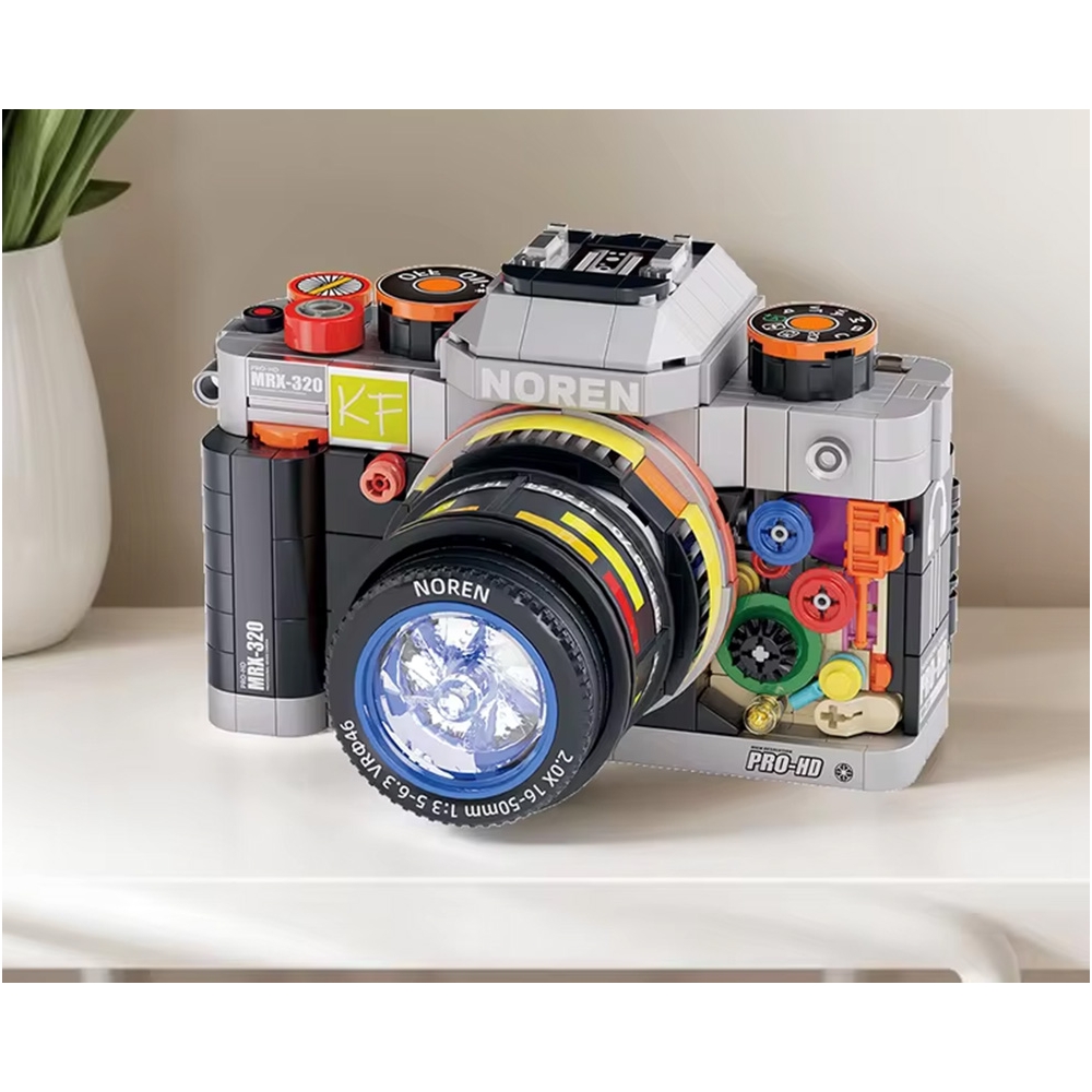 Konstruktorius Fotoaparatas 561 el.-Žaislai, Konstruktoriai, Lego, statybiniai blokai-e-vaikas