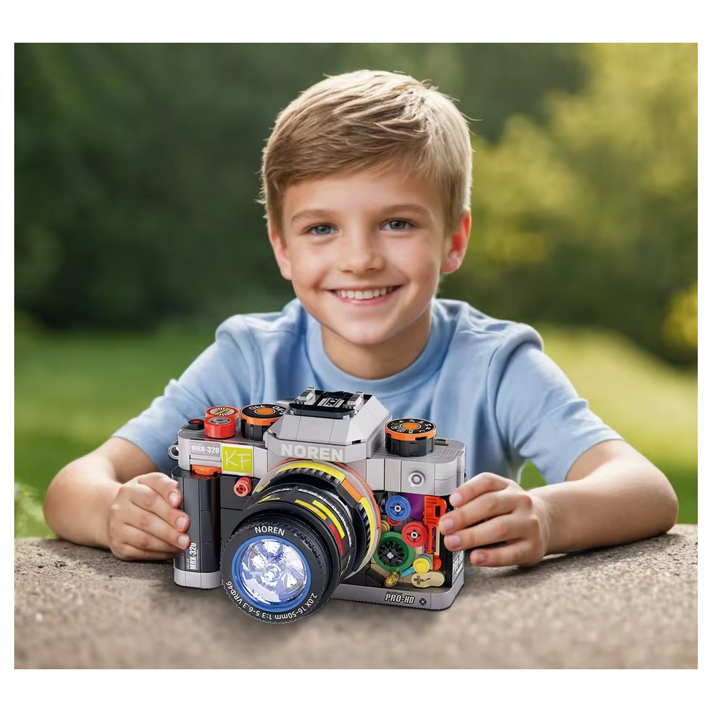 Konstruktorius Fotoaparatas 561 el.-Žaislai, Konstruktoriai, Lego, statybiniai blokai-e-vaikas
