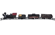 Transportowa Kolejka Retro z Funkcją Świateł, Dźwięku i Dymu 172cm