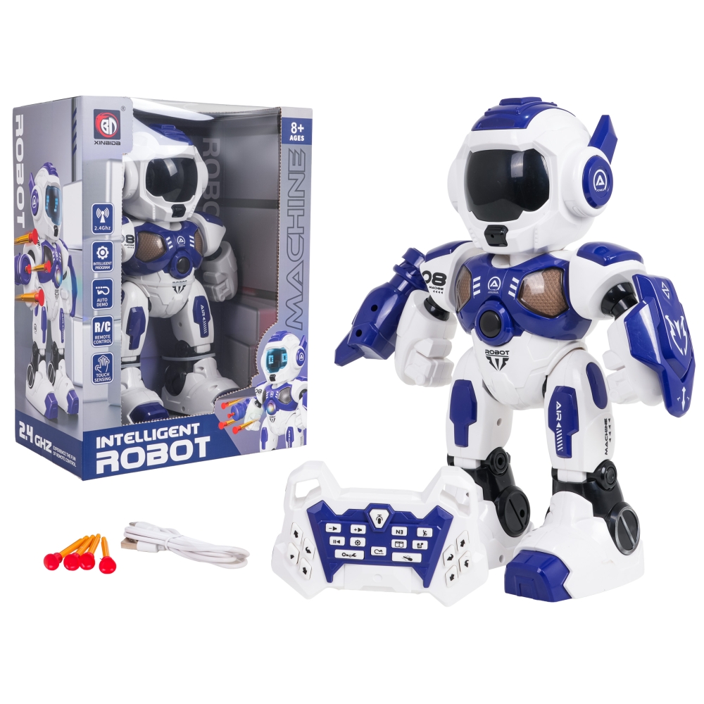 Daugiafunkcinis robotas A08 su šaudymo funkcija-Žaislai, Robotai-e-vaikas