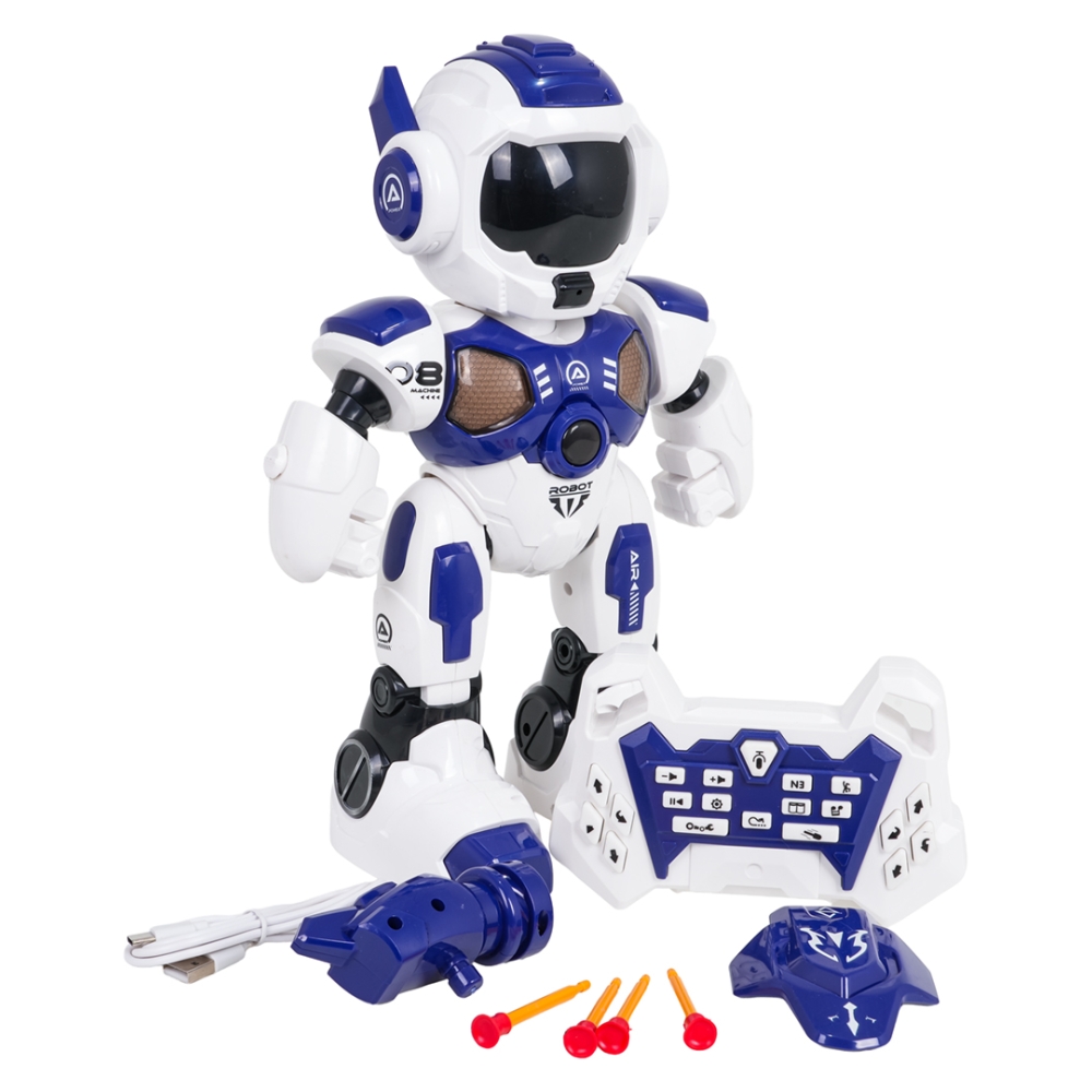 Daugiafunkcinis robotas A08 su šaudymo funkcija-Žaislai, Robotai-e-vaikas