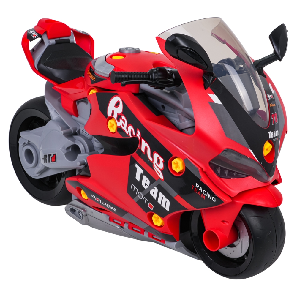 Mažojo mechaniko rinkinys Motociklų dirbtuvės-Žaislai, Profesijos, buities žaislai, Meistro žaislai-e-vaikas
