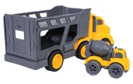 Sunkvežimis + statybinių transporto priemonių rinkinys-Žaislai, Auto ir transporto žaislai, Mašinos-e-vaikas
