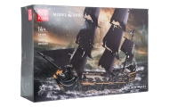 Konstruktorius Piratų laivas Juodas 3180 el.-Žaislai, Konstruktoriai, Lego, statybiniai blokai-e-vaikas