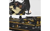 Konstruktorius Piratų laivas Juodas 3180 el.-Žaislai, Konstruktoriai, Lego, statybiniai blokai-e-vaikas