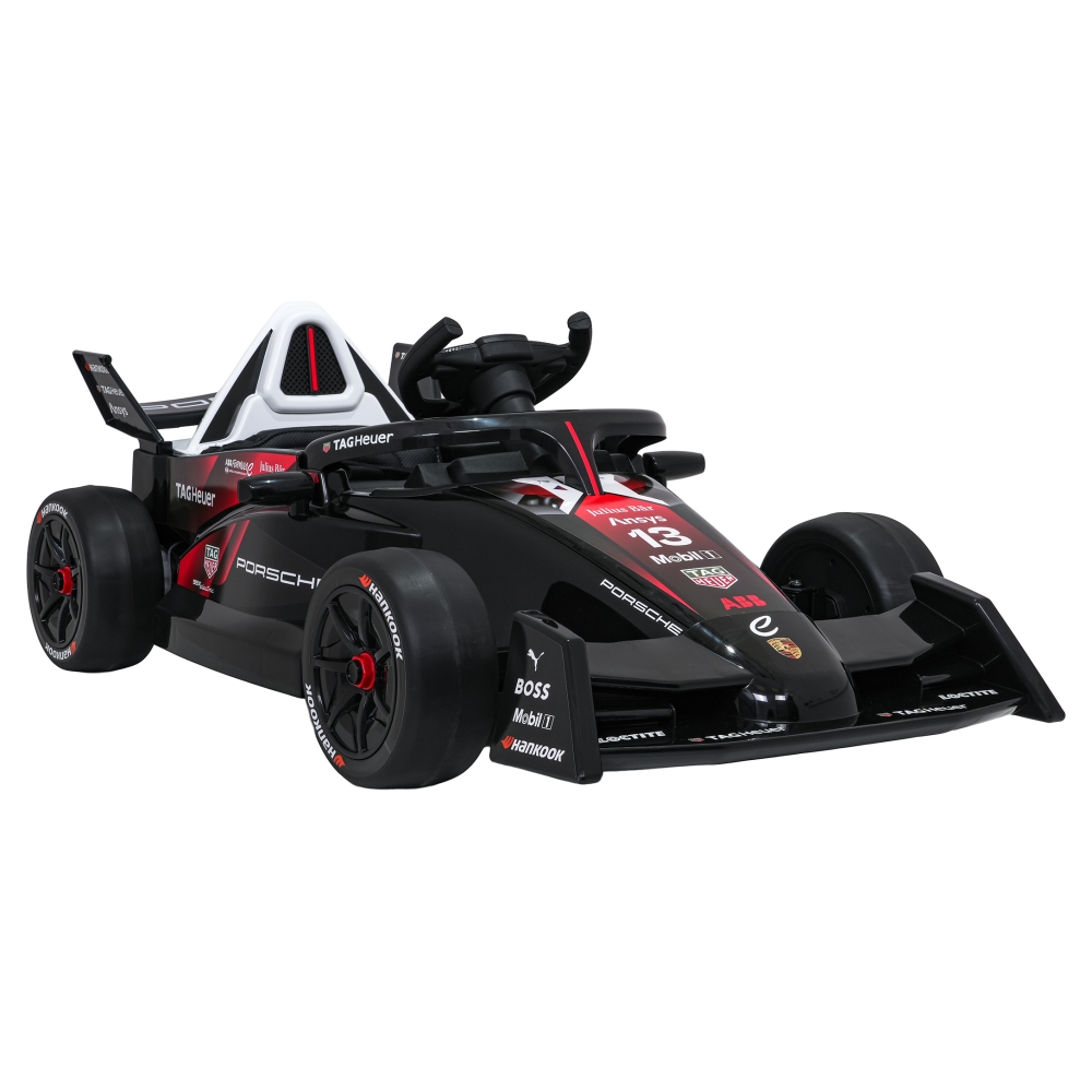 Elektromobilis Porsche Formula E, Red-Elektromobiliai vaikams, Mašinos-e-vaikas