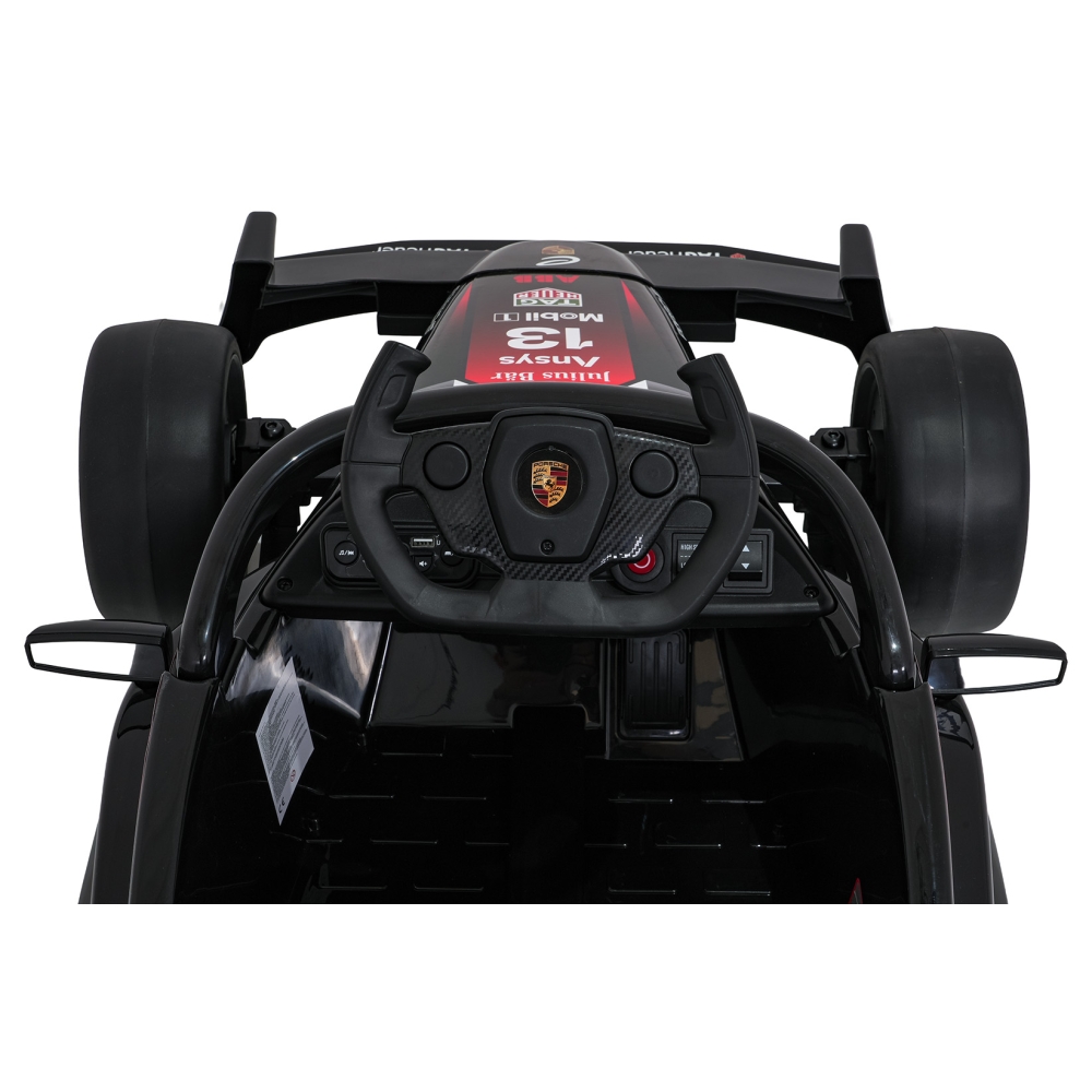 Elektromobilis Porsche Formula E, Red-Elektromobiliai vaikams, Mašinos-e-vaikas