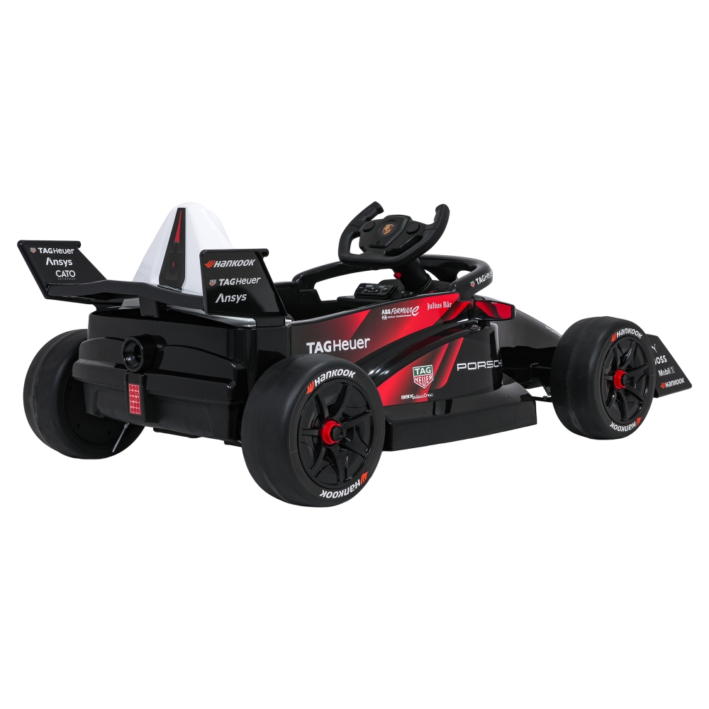 Elektromobilis Porsche Formula E, Red-Elektromobiliai vaikams, Mašinos-e-vaikas