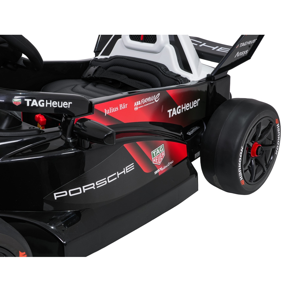 Elektromobilis Porsche Formula E, Red-Elektromobiliai vaikams, Mašinos-e-vaikas