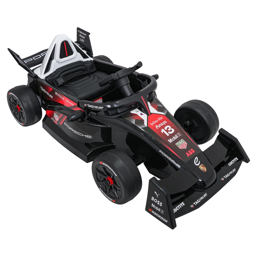 Elektromobilis Porsche Formula E, Red-Elektromobiliai vaikams, Mašinos-e-vaikas