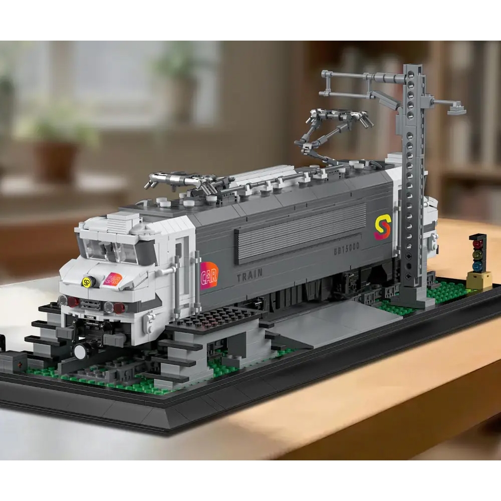 Konstruktorius Lokomotyvo rinkinys 2053 el.-Žaislai, Konstruktoriai, Lego, statybiniai blokai-e-vaikas