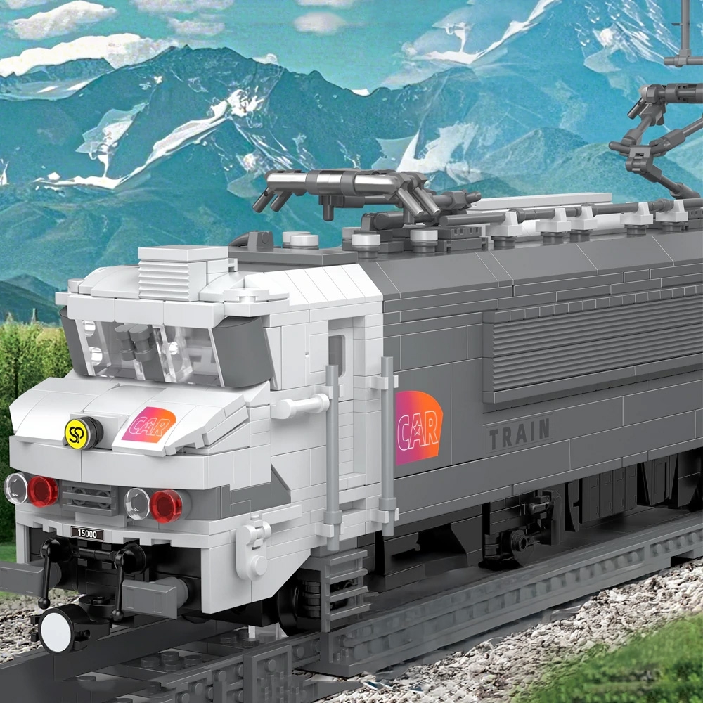 Konstruktorius Lokomotyvo rinkinys 2053 el.-Žaislai, Konstruktoriai, Lego, statybiniai blokai-e-vaikas