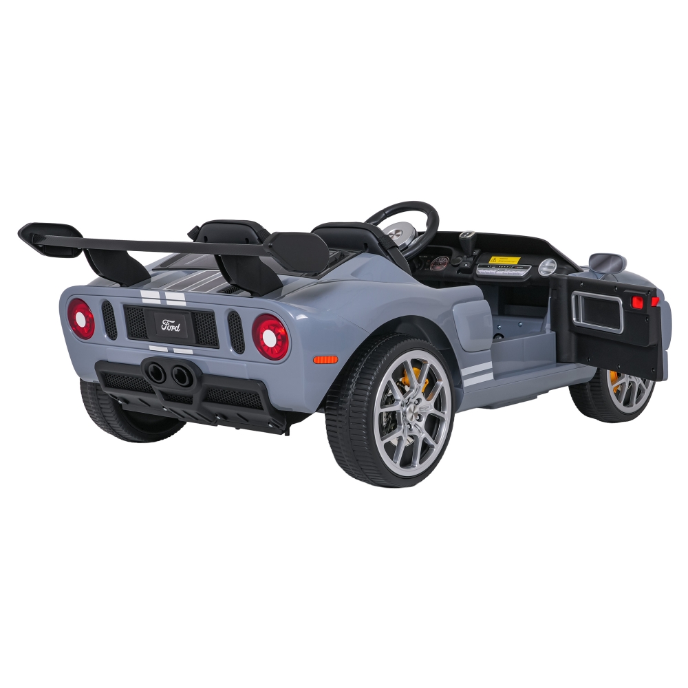 Elektromobilis Ford GT, Grey-Elektromobiliai vaikams, Mašinos-e-vaikas