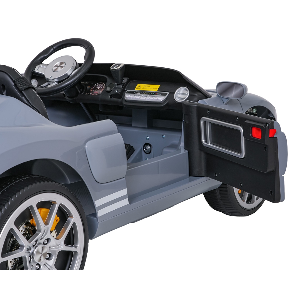 Elektromobilis Ford GT, Grey-Elektromobiliai vaikams, Mašinos-e-vaikas