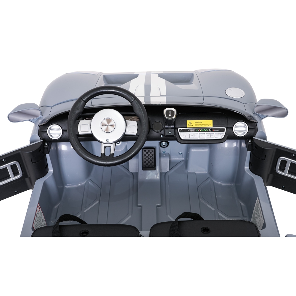 Elektromobilis Ford GT, Grey-Elektromobiliai vaikams, Mašinos-e-vaikas