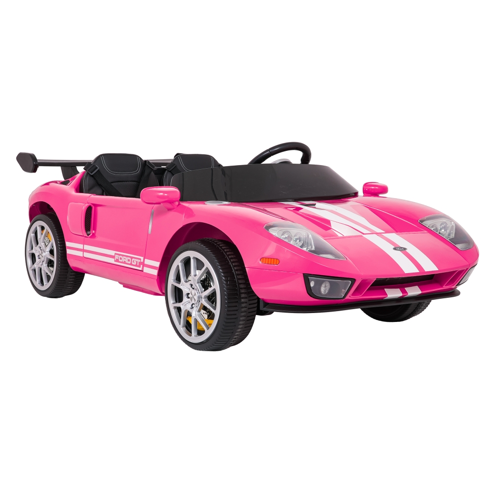 Elektromobilis Ford GT, Pink-Elektromobiliai vaikams, Mašinos-e-vaikas