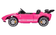 Elektromobilis Ford GT, Pink-Elektromobiliai vaikams, Mašinos-e-vaikas