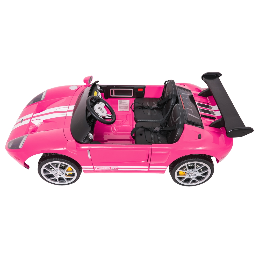 Elektromobilis Ford GT, Pink-Elektromobiliai vaikams, Mašinos-e-vaikas
