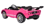 Elektromobilis Ford GT, Pink-Elektromobiliai vaikams, Mašinos-e-vaikas