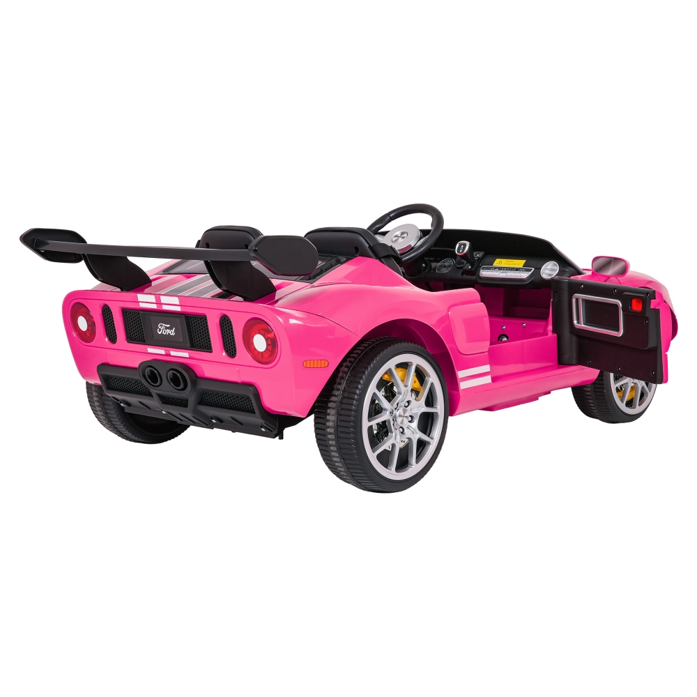 Elektromobilis Ford GT, Pink-Elektromobiliai vaikams, Mašinos-e-vaikas