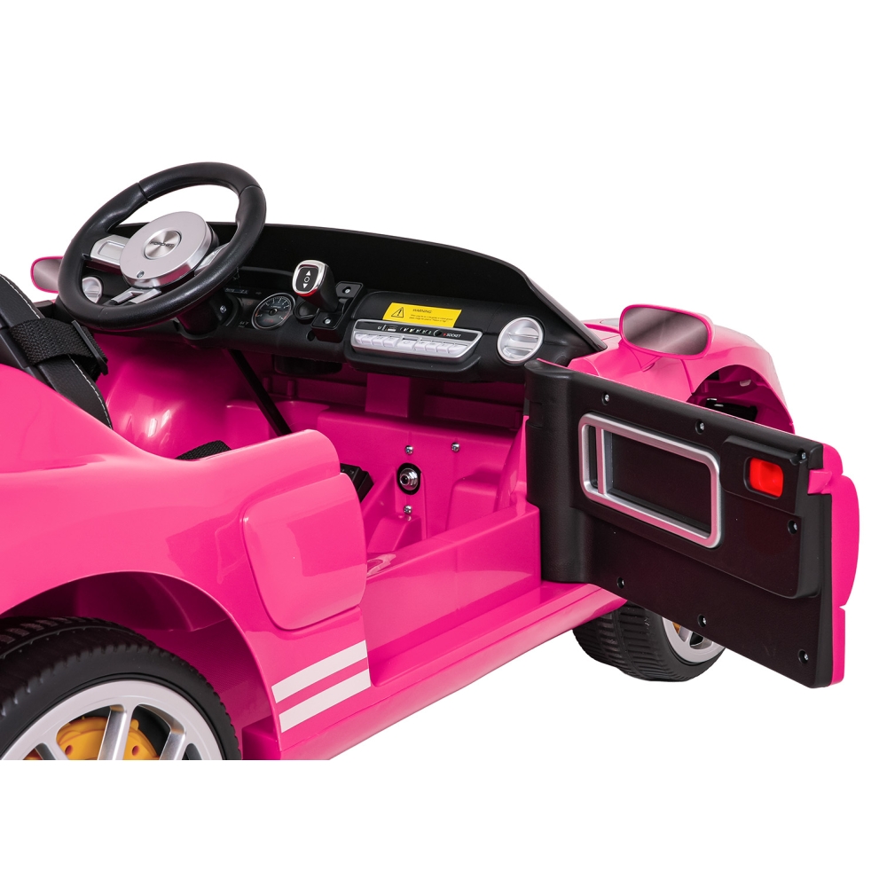 Elektromobilis Ford GT, Pink-Elektromobiliai vaikams, Mašinos-e-vaikas