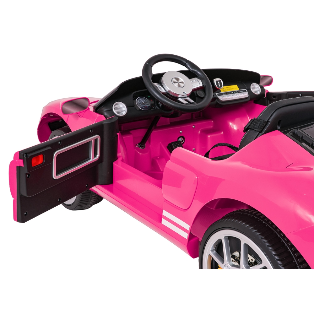 Elektromobilis Ford GT, Pink-Elektromobiliai vaikams, Mašinos-e-vaikas