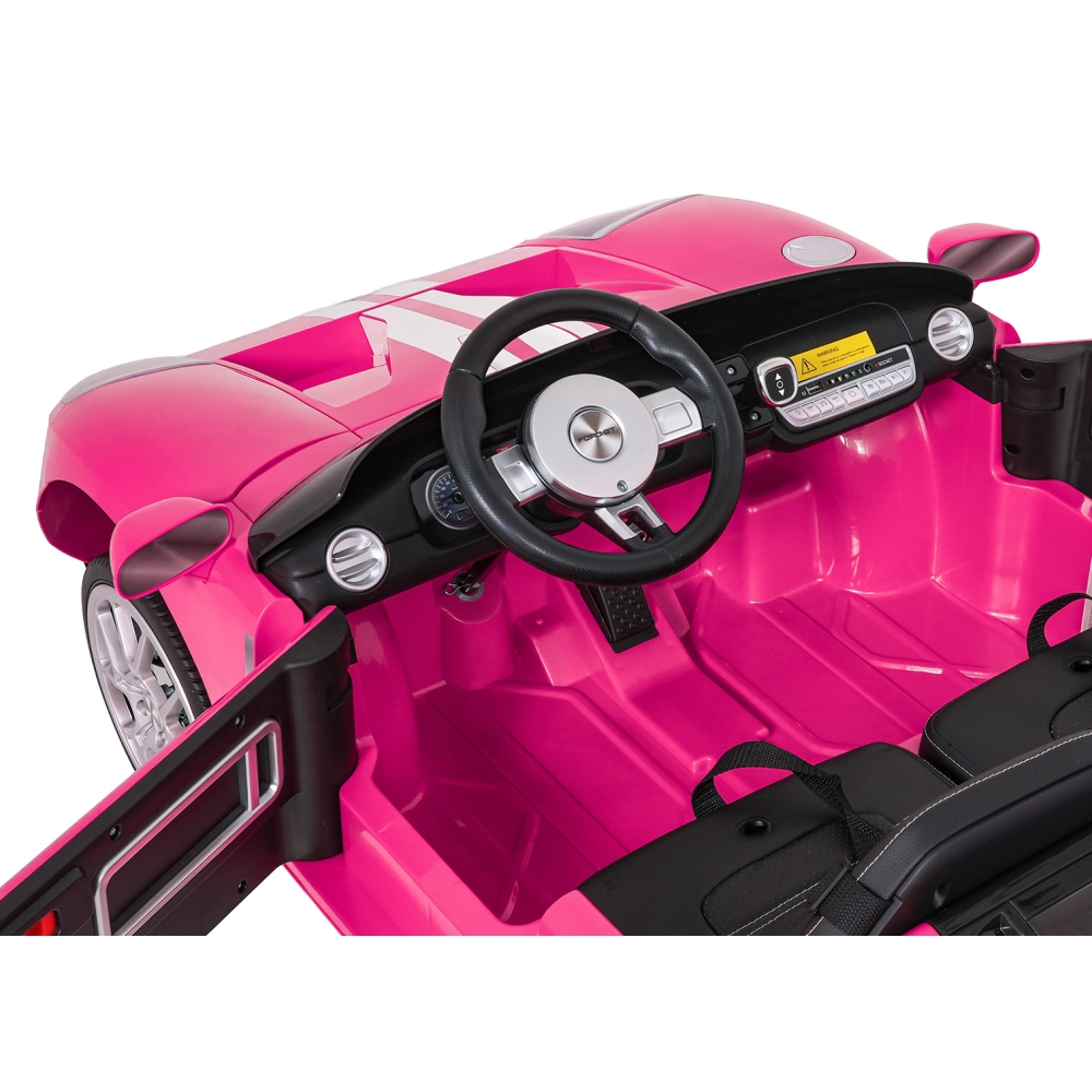 Elektromobilis Ford GT, Pink-Elektromobiliai vaikams, Mašinos-e-vaikas