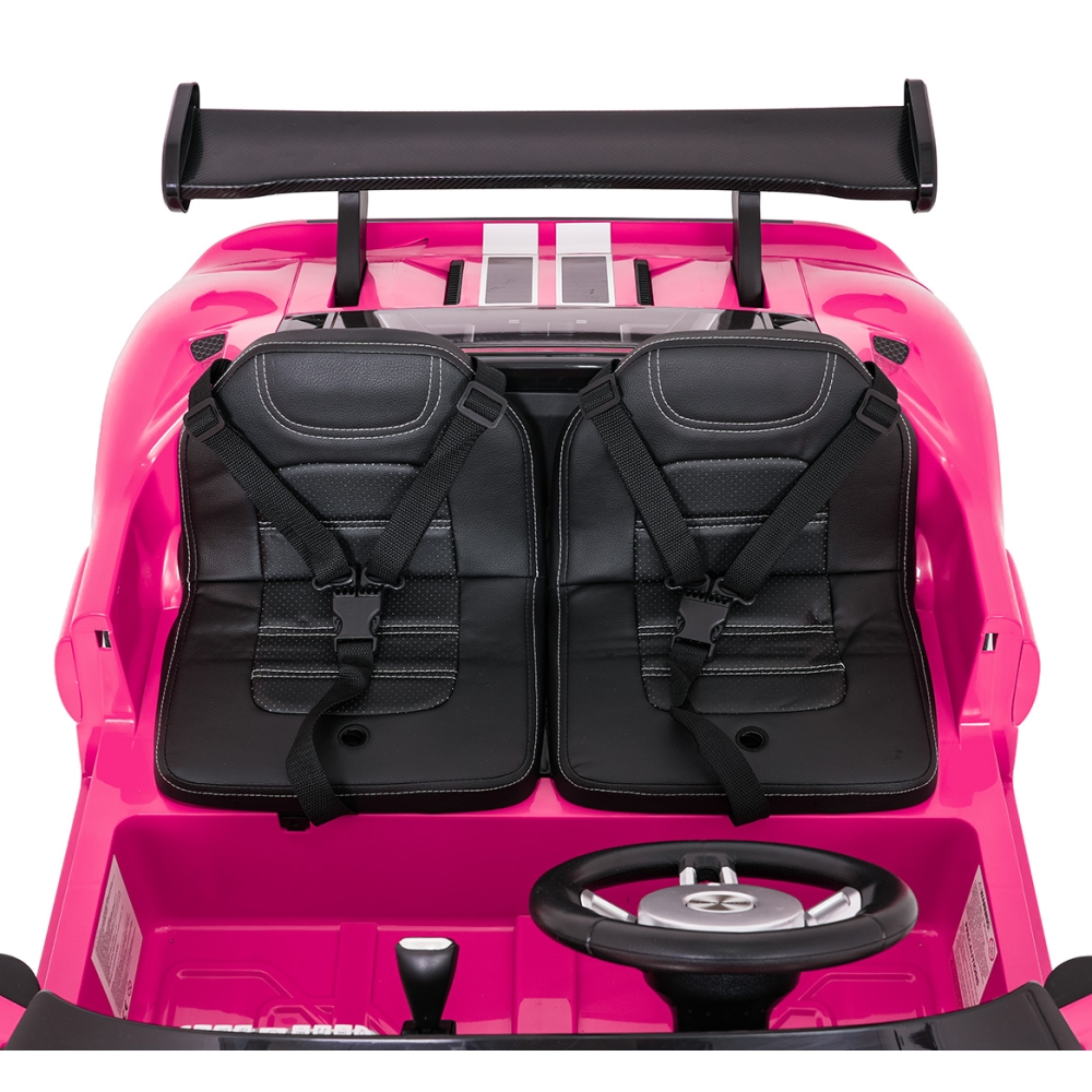Elektromobilis Ford GT, Pink-Elektromobiliai vaikams, Mašinos-e-vaikas