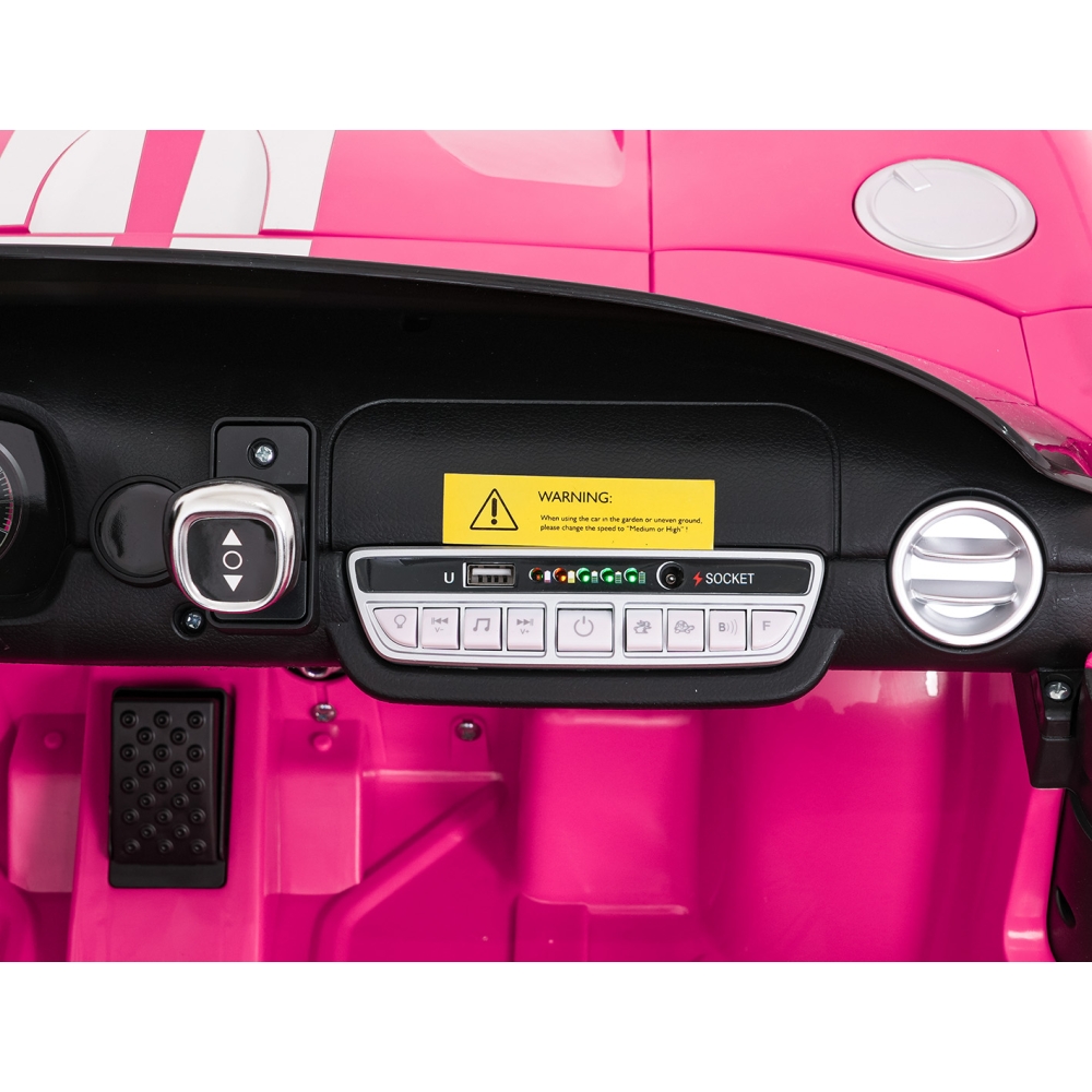 Elektromobilis Ford GT, Pink-Elektromobiliai vaikams, Mašinos-e-vaikas