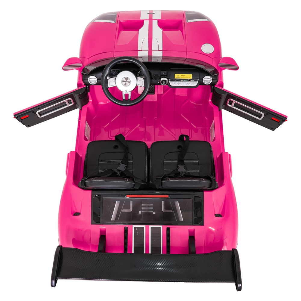 Elektromobilis Ford GT, Pink-Elektromobiliai vaikams, Mašinos-e-vaikas