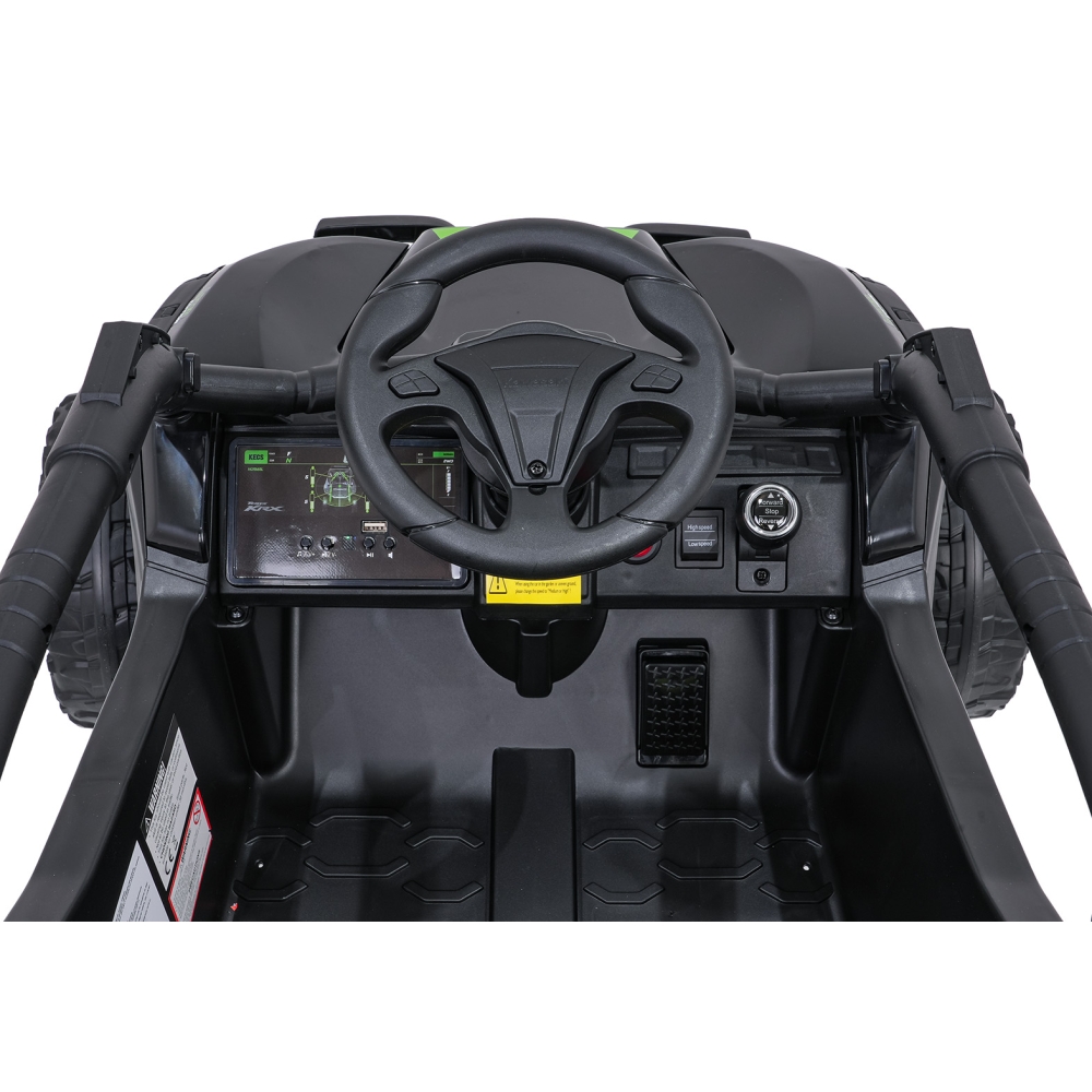 Elektrinis Buggy Kawasaki TERYX KRX1000, Black-Elektromobiliai vaikams, Keturračiai ir bagiai-e-vaikas