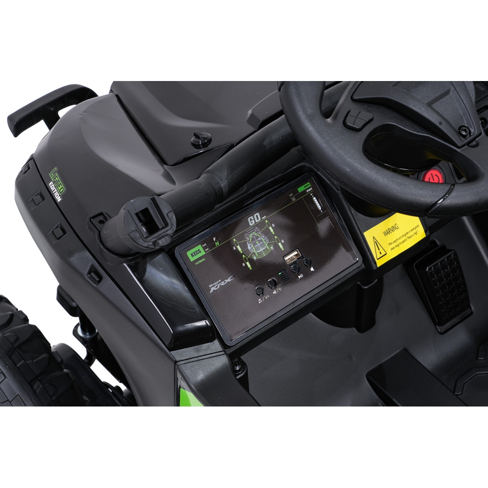 Elektrinis Buggy Kawasaki TERYX KRX1000, Black-Elektromobiliai vaikams, Keturračiai ir bagiai-e-vaikas
