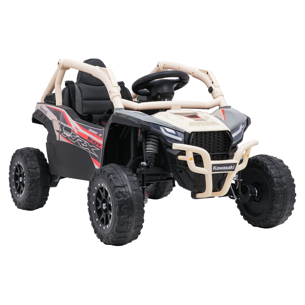 Elektrinis Buggy Kawasaki TERYX KRX1000, Khaki-Elektromobiliai vaikams, Keturračiai ir bagiai-e-vaikas