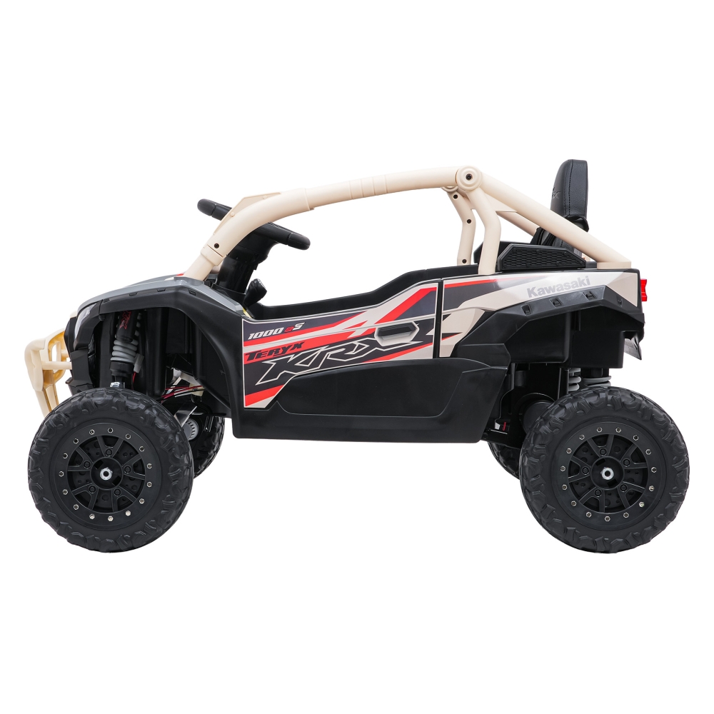 Elektrinis Buggy Kawasaki TERYX KRX1000, Khaki-Elektromobiliai vaikams, Keturračiai ir bagiai-e-vaikas