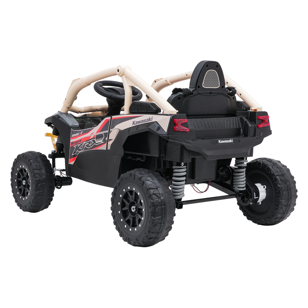 Elektrinis Buggy Kawasaki TERYX KRX1000, Khaki-Elektromobiliai vaikams, Keturračiai ir bagiai-e-vaikas
