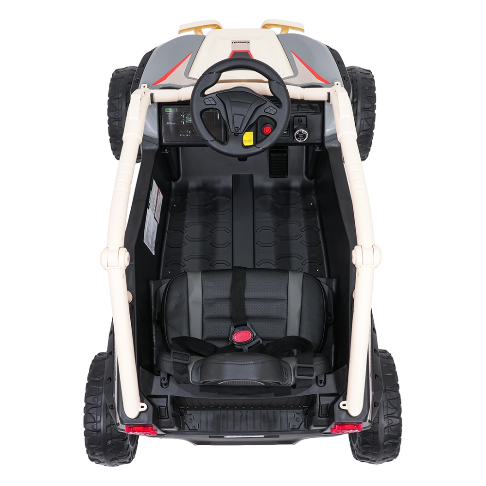 Elektrinis Buggy Kawasaki TERYX KRX1000, Khaki-Elektromobiliai vaikams, Keturračiai ir bagiai-e-vaikas