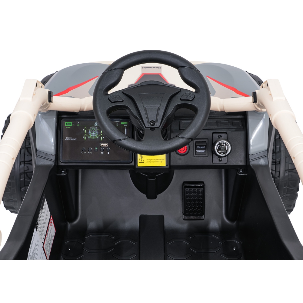 Elektrinis Buggy Kawasaki TERYX KRX1000, Khaki-Elektromobiliai vaikams, Keturračiai ir bagiai-e-vaikas