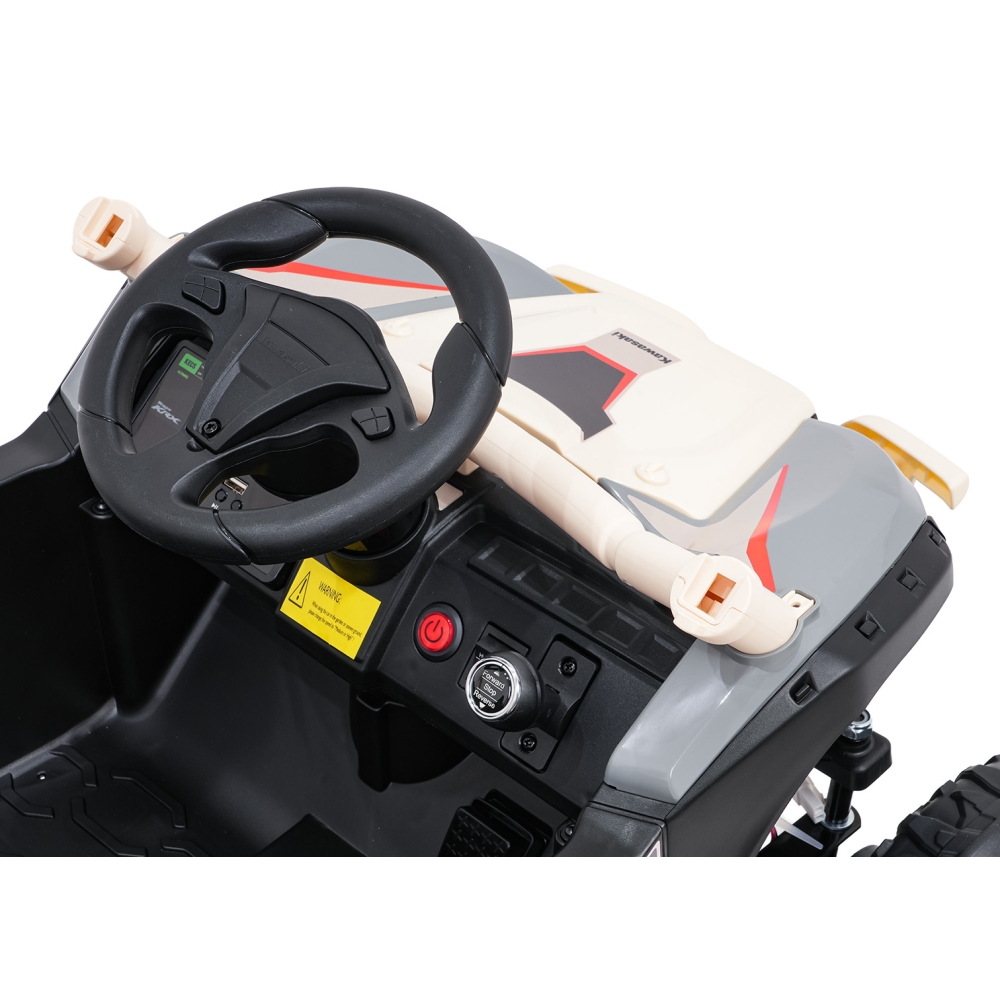 Elektrinis Buggy Kawasaki TERYX KRX1000, Khaki-Elektromobiliai vaikams, Keturračiai ir bagiai-e-vaikas