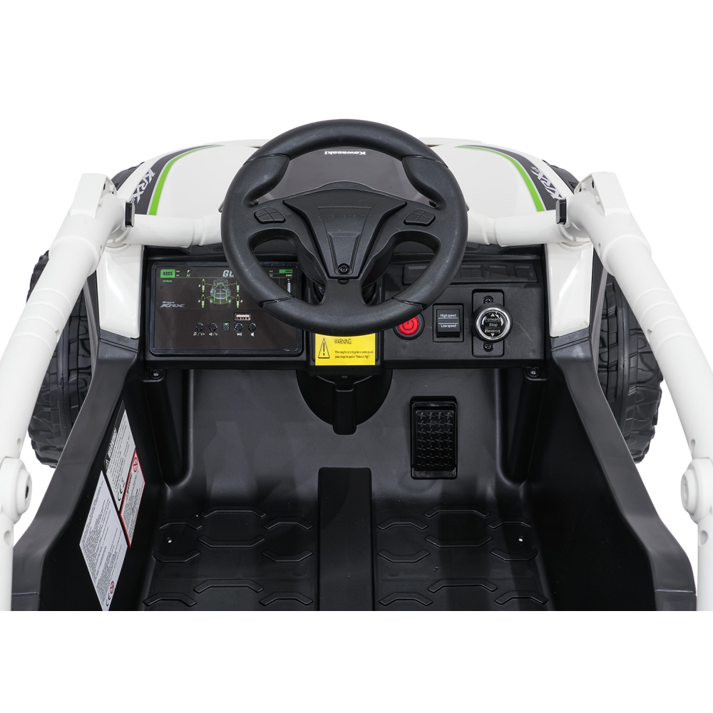 Elektrinis Buggy Kawasaki TERYX KRX1000, Grey-Elektromobiliai vaikams, Keturračiai ir bagiai-e-vaikas
